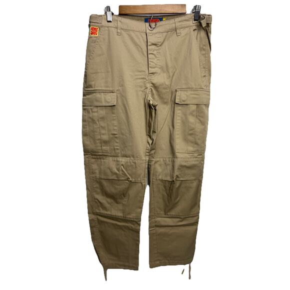 EMPYRE Cargo Pants Y2K Skater Baggy Pockets Khaki Men's Size 30 - Picture 1 of 10